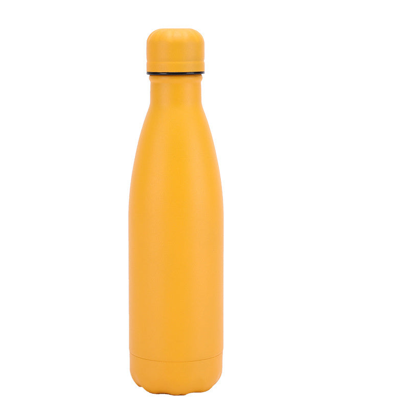 Insulated Stainless Steel Water Bottle Mug Rubber Painted Surface Vacuum Flask Coffee Cup Bottle