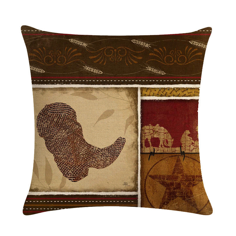 Cowboy Decorative Throw Pillows Cushion Covers