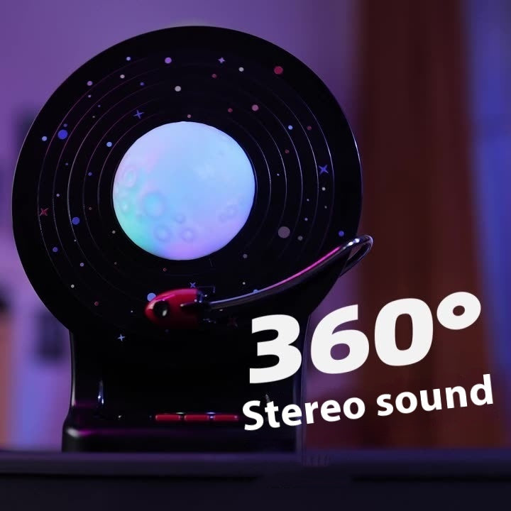 Space Speaker Moon Light Wireless Long Endurance Color Light Audio