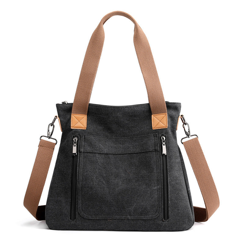 Women Totes All-match Portable Large-capacity Female Canvas Bag Female Casual Shoulder Bags