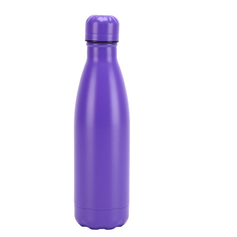 Insulated Stainless Steel Water Bottle Mug Rubber Painted Surface Vacuum Flask Coffee Cup Bottle