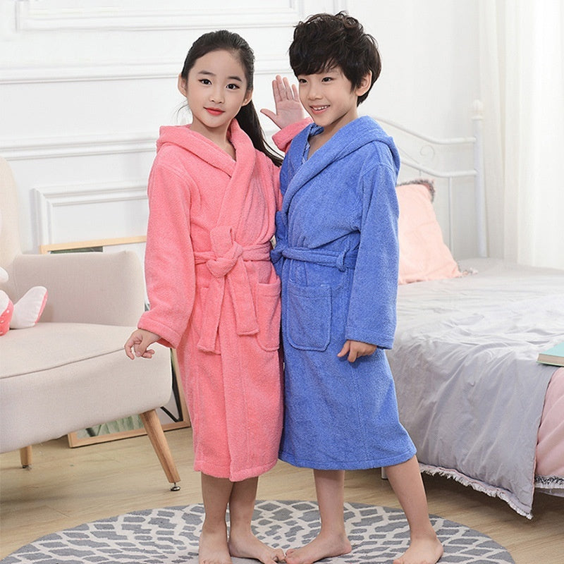 Pure Cotton Hotel Bathrobe Thickening Towel Material Nightgown